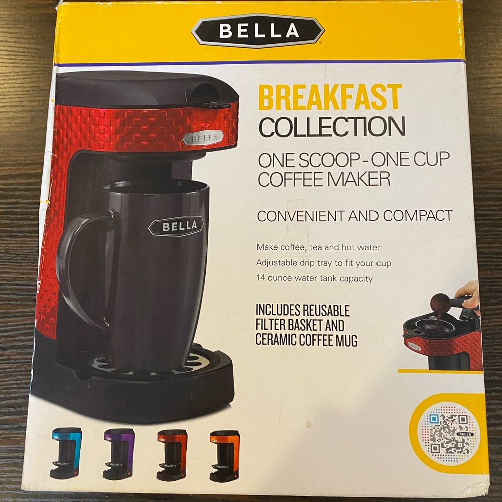 brand new one scoop coffee maker